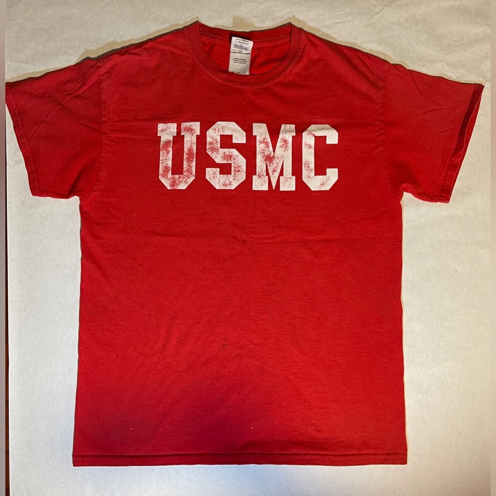 Vintage USMC Teeshirt Men’s Medium 100% Cotton Semper Fidelis CorpsStore